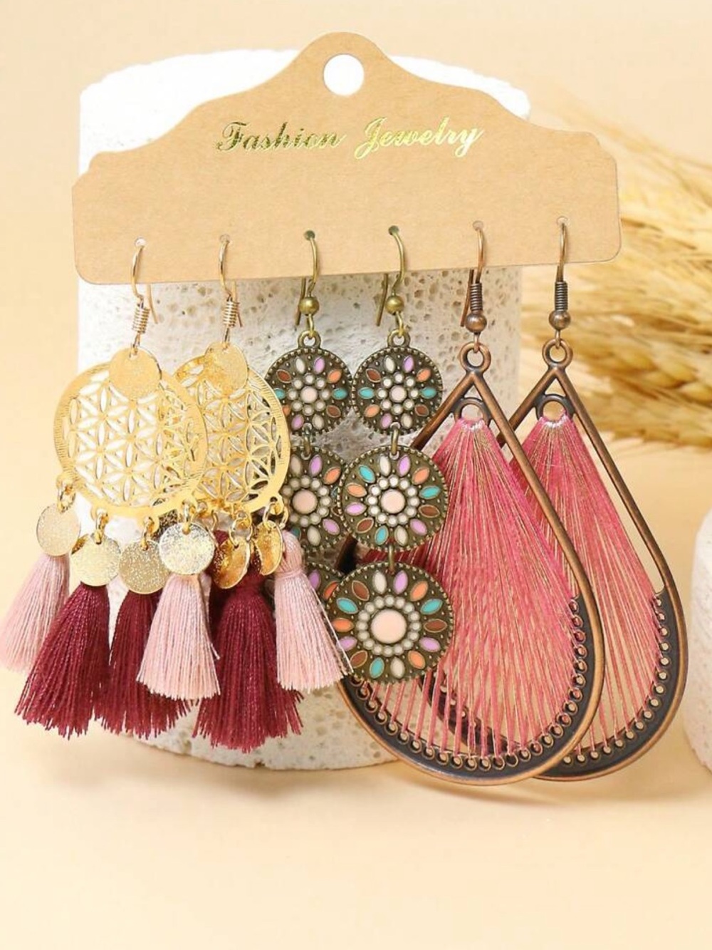🐛 SET OF 3 Dangle Earrings 🐛